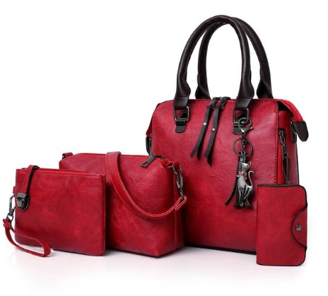 Set of 4 bags- 3 new colors!