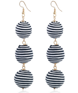 3-Tier Pompom Ball danglers  (New color options)