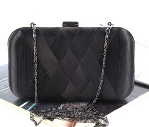 Silk pleated clutch (Handmade)- 3 colors