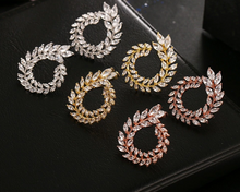 Twisted leaves earrings- 3 colors