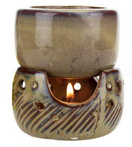 Thai style split oil/ candle holder