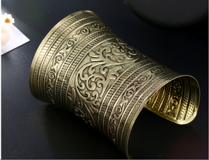 Tibetan design cuffs