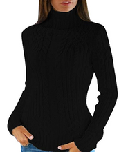 Turtleneck solid pullover- 4 colors