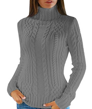 Turtleneck solid pullover- 4 colors