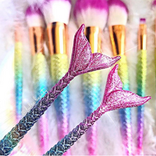 10 Pc Unicorn Mermaid brushes - new color options