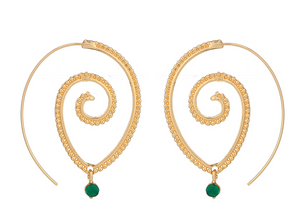Spiral whirlpool earrings - Check out all the Latest 7 designs!