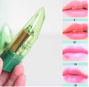 Natural Aloe Vera color changing lipstick