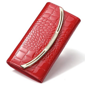 Tri Fold genuine leather wallet- 3 colors