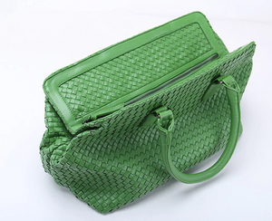 Woven platted bag-3 colors